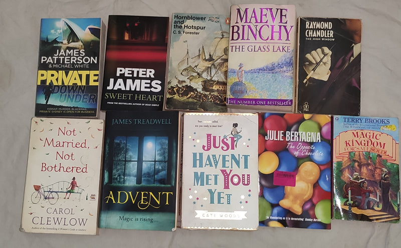 Mixed Lot of General Fiction Books | Lot of 10 Books