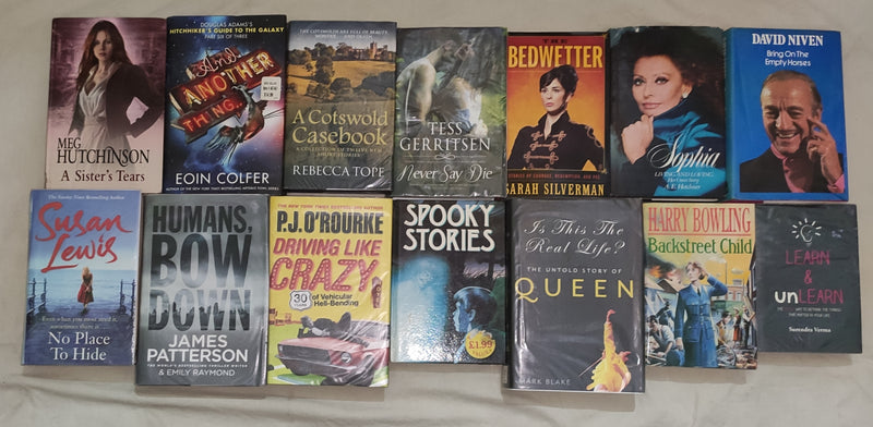 Hardcover Books Lot | Mixed General Fiction Books | Lot of 15 Books