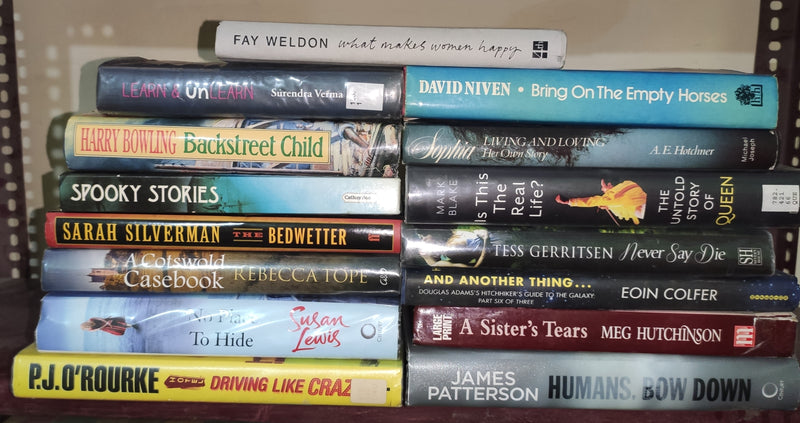 Hardcover Books Lot | Mixed General Fiction Books | Lot of 15 Books