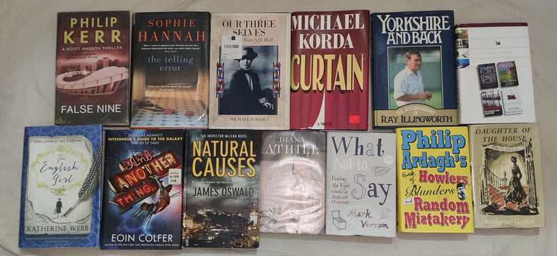 Hardcover Books Lot | Mixed General Fiction Books | Lot of 15 Books