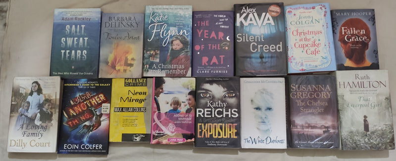 Hardcover Books Lot | Mixed General Fiction Books | Lot of 15 Books