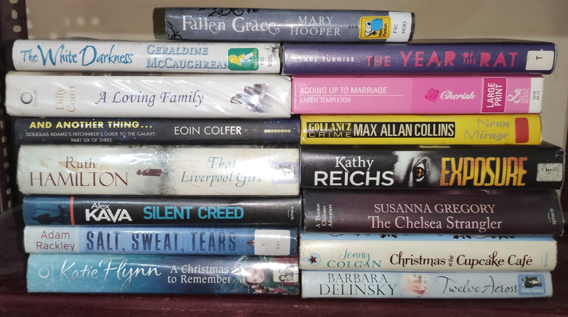 Hardcover Books Lot | Mixed General Fiction Books | Lot of 15 Books