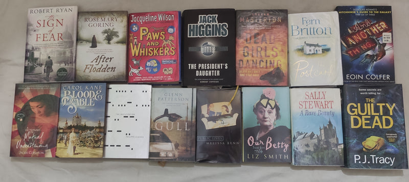 Hardcover Books Lot | Mixed General Fiction Books | Lot of 15 Books