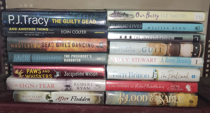 Hardcover Books Lot | Mixed General Fiction Books | Lot of 15 Books