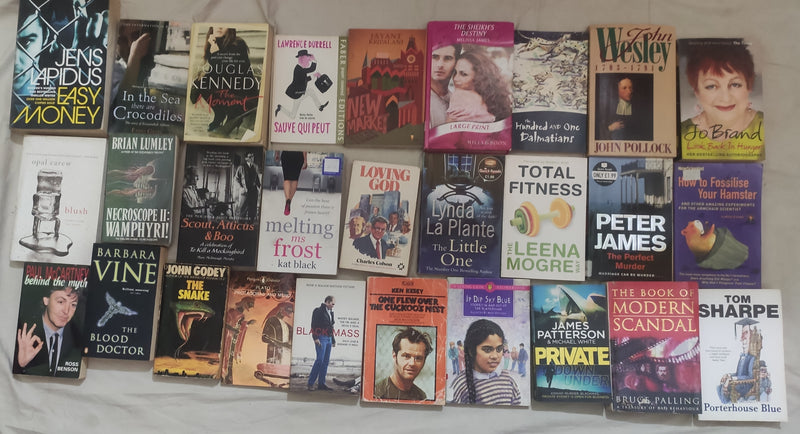 Mixed General Fiction for Adults Category | Lot of 30 Books