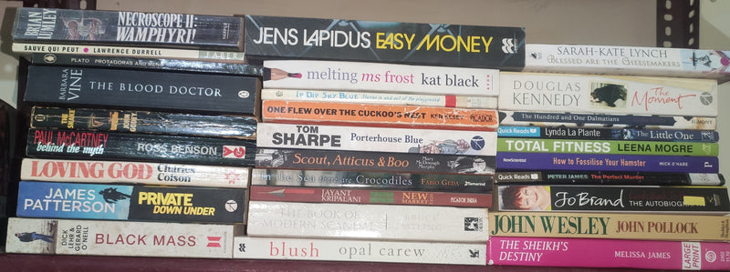 Mixed General Fiction for Adults Category | Lot of 30 Books