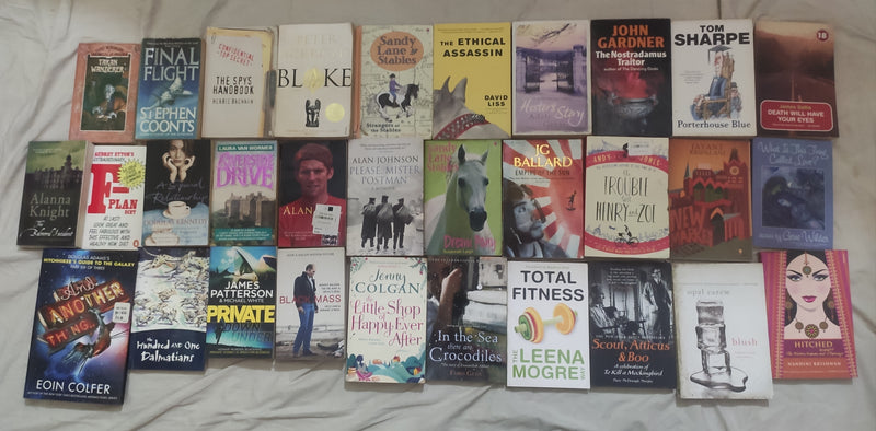 Mixed Lot of General Fiction Books for Adults | Lot of 30 Books