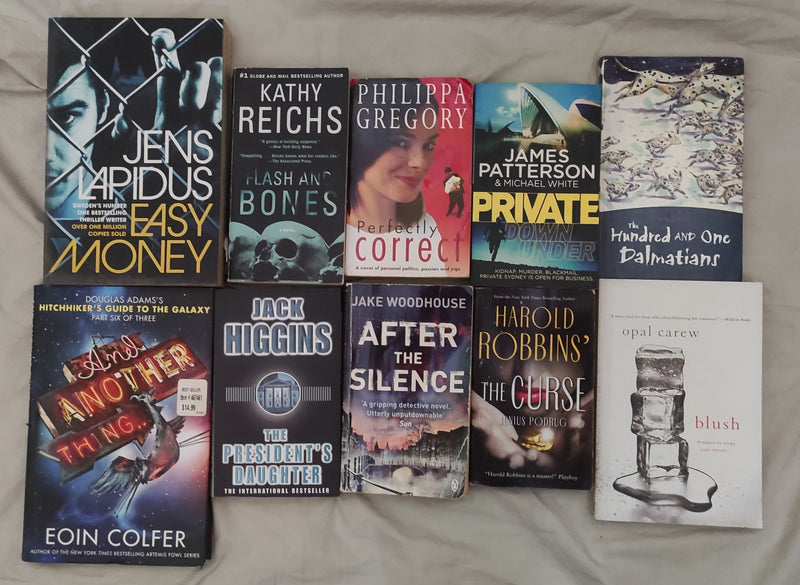 Mixed Lot of General Fiction Books for Adults | Lot of 10 Books