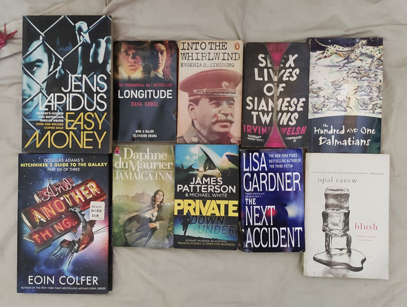 Mixed Lot of General Fiction books for Adults | Lot of 10 Books
