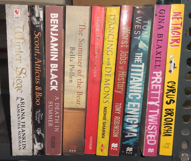 Mixed Lot of General Fiction for Adults | Lot of 10 Books