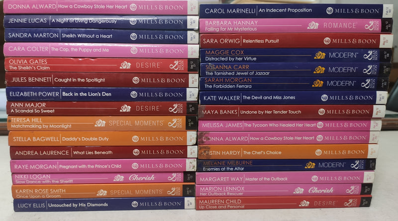 Romance Fiction Lot of 30 Mills and Boons Romantic Fiction books | Romance