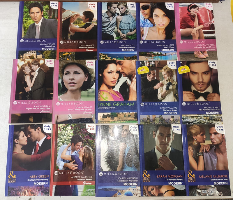 Romance Fiction Mill Boons Romantic Novels | Lot of 30 Books | Romance