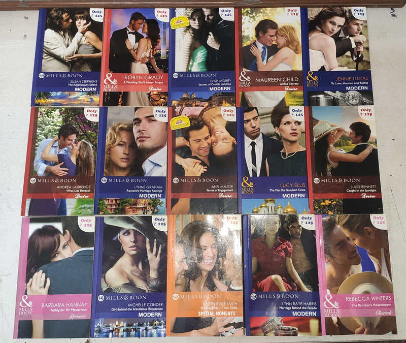 Romance Fiction Mill Boons Romantic Novels | Lot of 30 Books | Romance