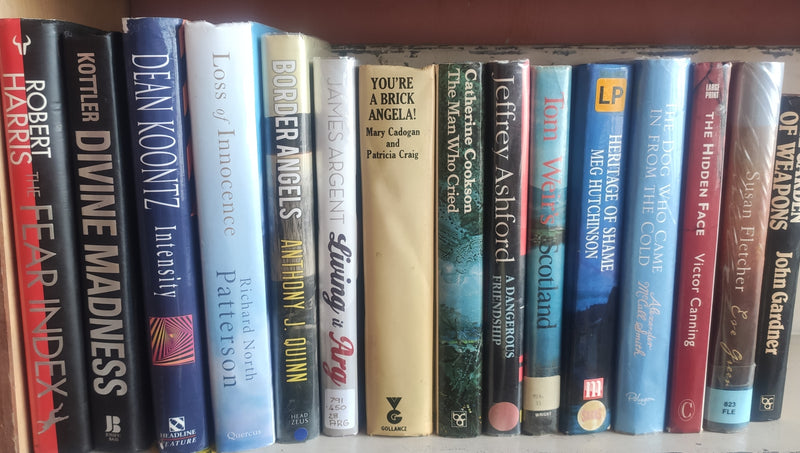 Hardcover Books Lot | Lot of 15 Hardcover Books | Mixed General Fiction for Adults