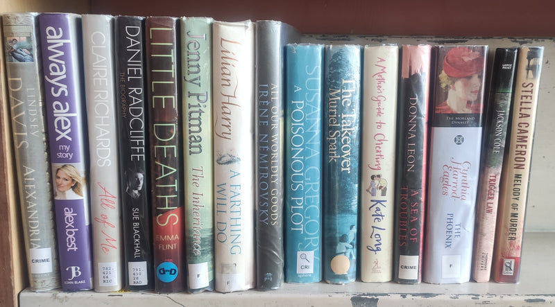 Hardcover Fiction Lot | Lot of 15 Books | Mixed General Fiction for Adults