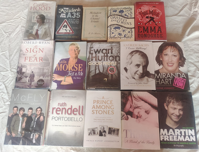 Hardcover Fiction Lot | Lot of 15 Books | Mixed General Fiction for Adults