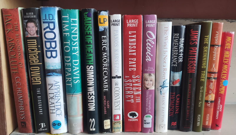 Hardcover Books Lot | Lot of 15 Hardcover Books | General Mixed Fiction Books