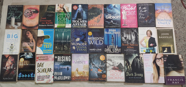 Mixed Lot of General Fiction for Adults | Lot of 30 Books