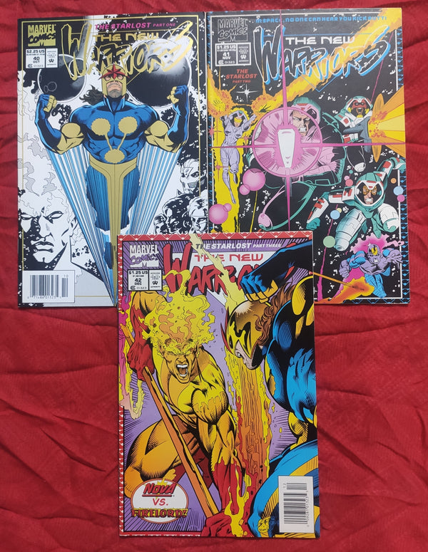 The New Warriors #40-42 By Marvel Comics