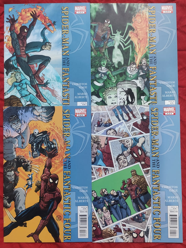 Spiderman and Fantastic Four #1-4 Complete
