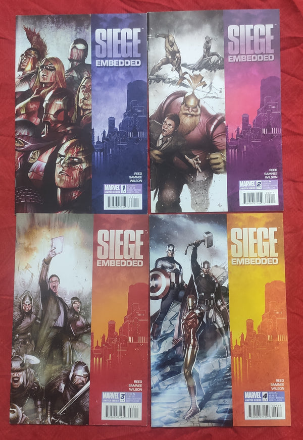 Avengers Siege Embedded #1-4 Complete by Marvel Comics