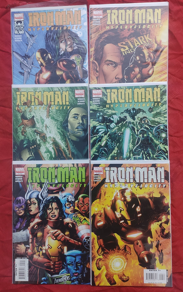 Iron Man HyperVelocity #1-6 Complete by Marvel Comics
