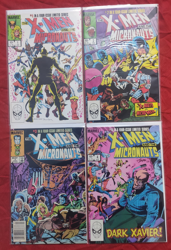 Xmen #1-4 Complete 1980s By Marvel Comics