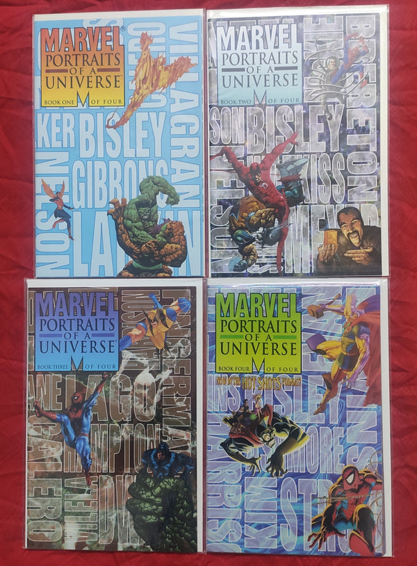 Marvel Portrait of a Universe (Spiderman and Avengers) Complete#1-4 By Marvel Comics