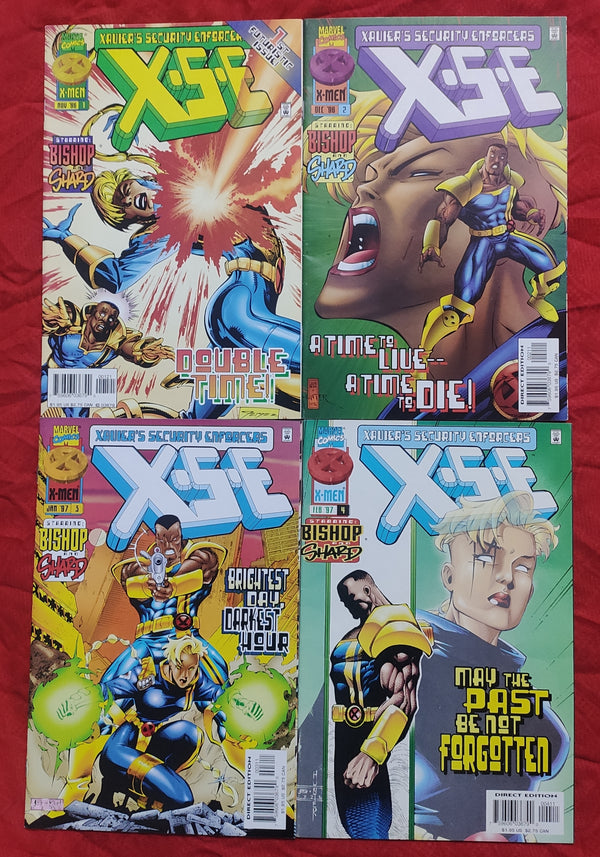 Xavier's Security Enforcers XMen #1-4 by Marvel Comics