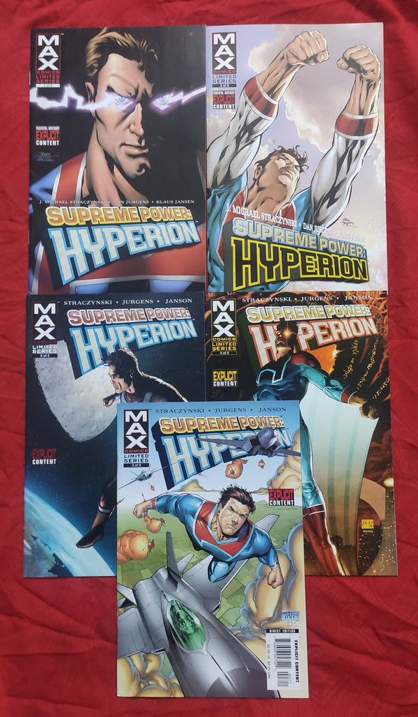 Supreme Power Hyperion Limited Series Complete#1-5 By Max Comics