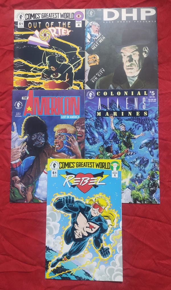 Dark Horse Comics Pack of 5 Comic Books #Set 4
