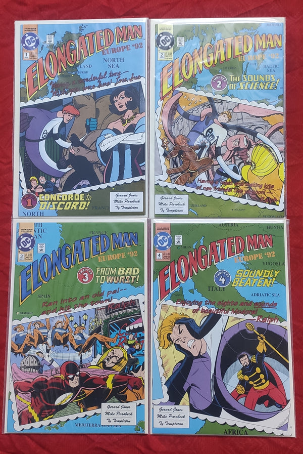 Elongated Man Europe 92 #1-4 Complete by DC Comics