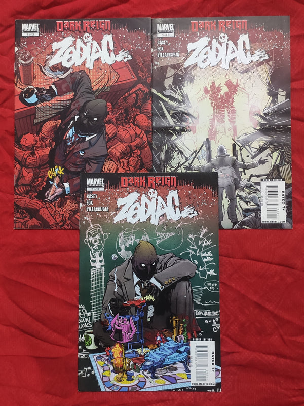 Dark Reign Zodiac by Marvel Comics #1-3 Complete