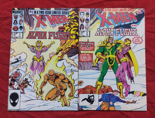X-Men and Alpha Flight #1-2 by Marvel Comics