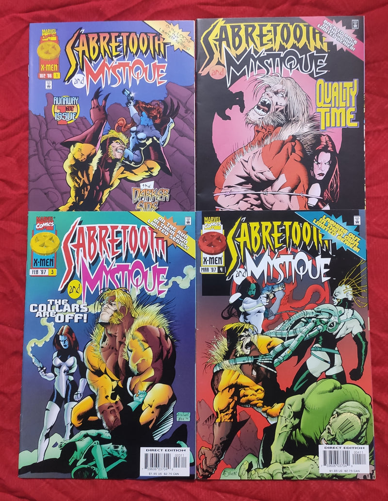 Sabertooth and Mystique Xmen Comics