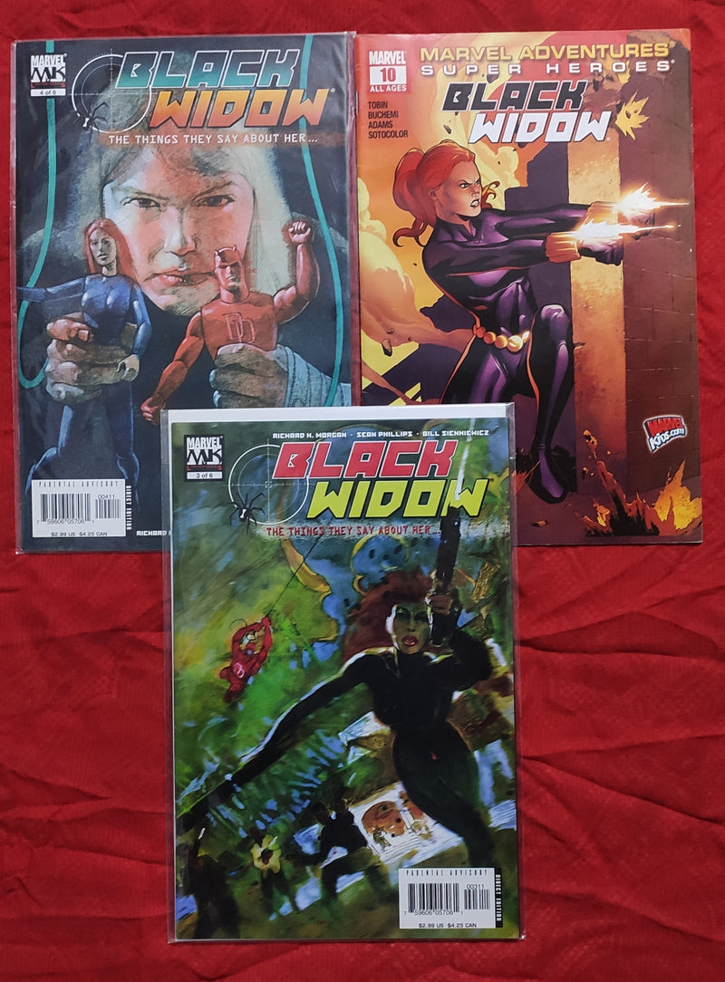 Black Widow by Marvel Comics | Pack of 3
