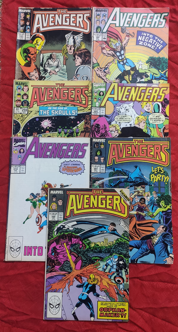 1980s Avengers Collection by Marvel Comics | Used Acceptable Condition