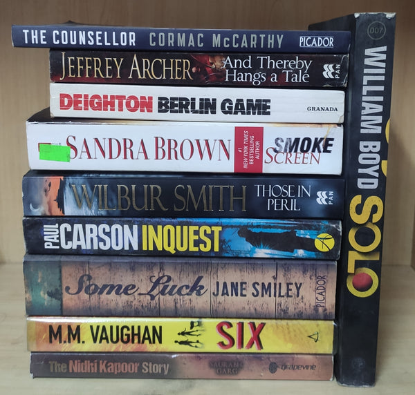 Thriller Mystery Suspense Fiction | Pack of 10 Books | Free Shipping | Free Bookmarks