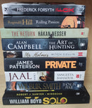 Thriller Mystery Suspense Fiction | Pack of 10 Books | Free Shipping | Free Bookmarks