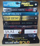 Thriller Mystery Suspense Fiction | Pack of 10 Books | Free Shipping | Free Bookmarks