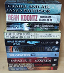 Thriller Mystery Suspense Fiction | Pack of 10 Books | Free Shipping | Free Bookmarks