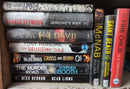 Thriller Mystery Suspense Hardcover Fiction | Pack of 10 Books | Free Shipping | Free Bookmarks