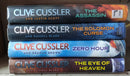 Clive Cussler Thriller Mystery Suspense Fiction | Pack of 4 Books | Free Shipping | Free Bookmarks