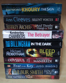 Thriller Mystery Suspense Fiction | Pack of 10 Books | Free Shipping | Free Bookmarks