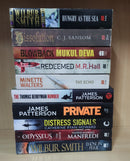 Thriller Mystery Suspense Fiction | Pack of 10 Books | Free Shipping | Free Bookmarks