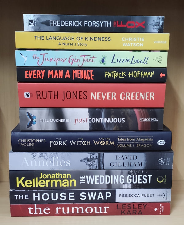 Mix Genre Bestsellers Brand New Pack of 10 Books and Titles | Free Shipping and Bookmarks
