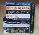 Thriller Mystery Suspense Fiction | Pack of 10 Books | Free Shipping | Free Bookmarks