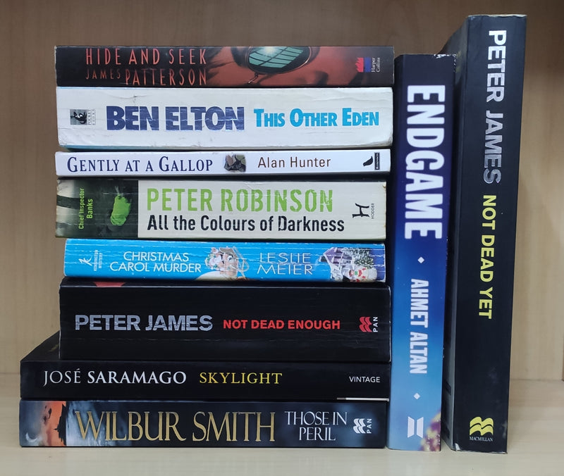 Thriller Mystery Suspense Fiction | Pack of 10 Books | Free Shipping | Free Bookmarks