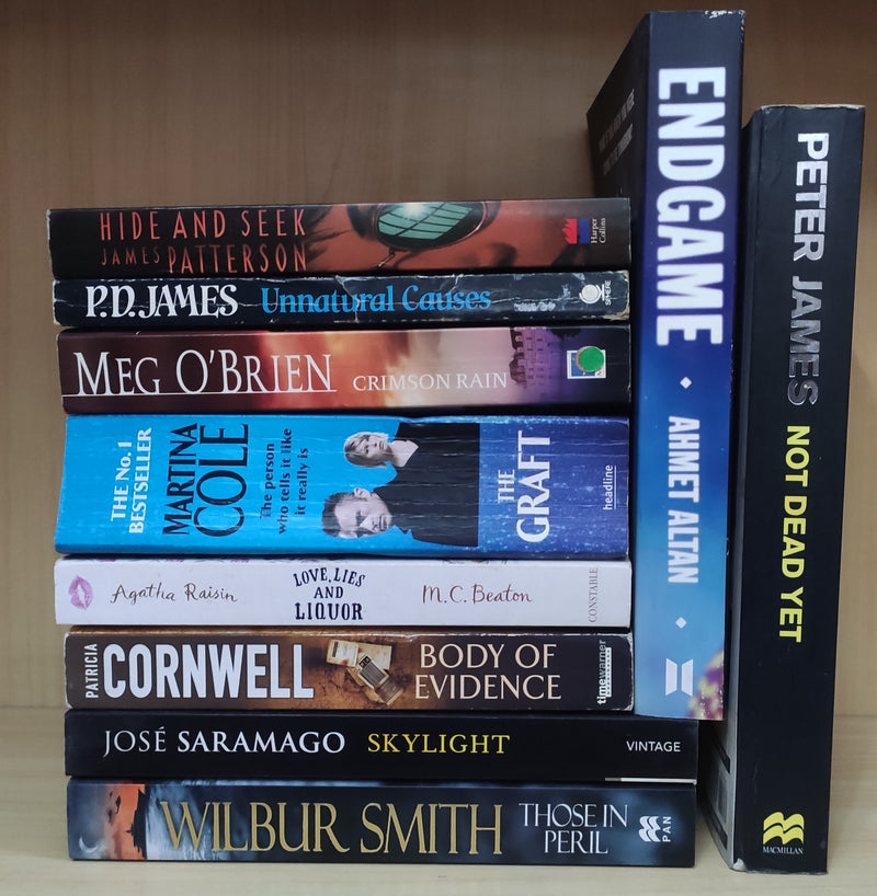 Thriller Mystery Suspense Fiction | Pack of 10 Books | Free Shipping | Free Bookmarks