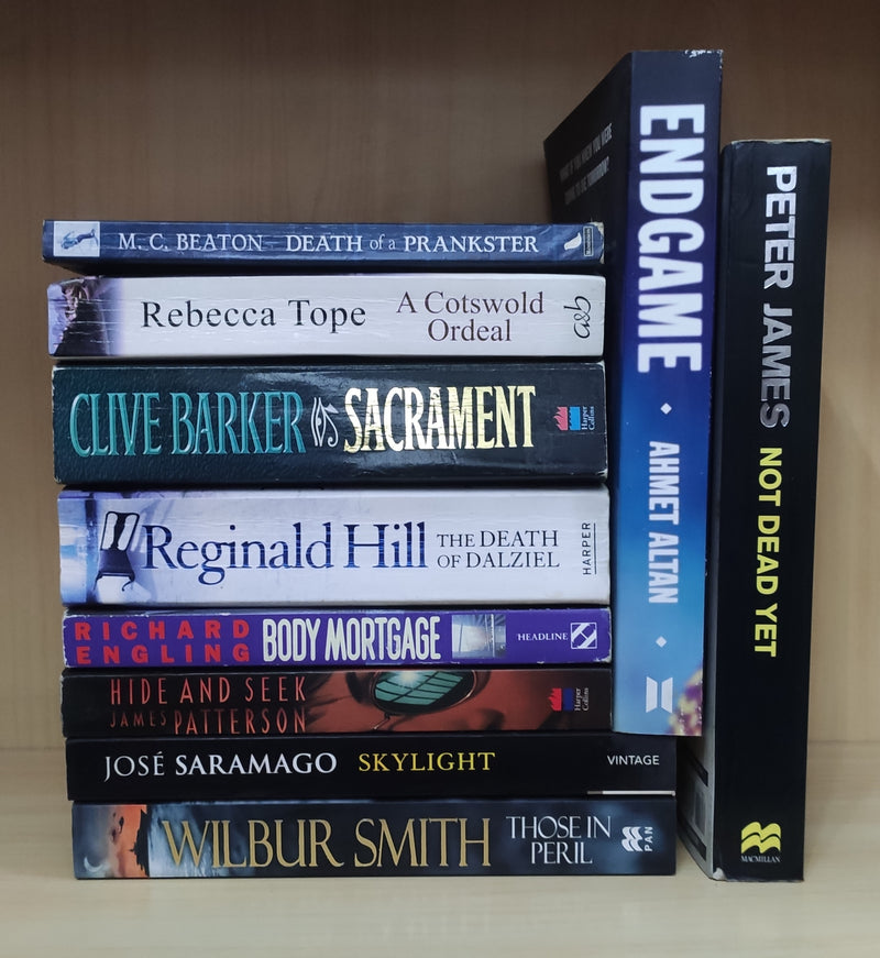 Thriller Mystery Suspense Fiction | Pack of 10 Books | Free Shipping | Free Bookmarks